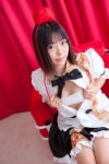 blouse camera cleavage cosplay miniskirt nagumo_tsubasa open_clothes sarashi shameimaru_aya skirt tokin_hat touhou rating:Safe score:0 user:nil!