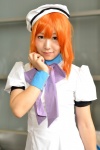 cosplay dress hat higurashi_no_naku_koro_ni orange_hair ryuuguu_rena scarf_tie tsubu wristband rating:Safe score:0 user:pixymisa