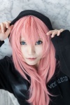 blue_eyes cosplay hoodie megurine_luka pink_hair tatsuki_(ii) vocaloid rating:Safe score:1 user:pixymisa