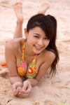 beach bikini cleavage dgc_0925 ponytail side-tie_bikini swimsuit takahashi_ayumi rating:Safe score:0 user:nil!
