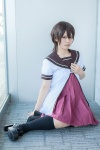 cosplay funami_yui harui_(ii) kneesocks pleated_skirt school_uniform skirt yuruyuri rating:Safe score:0 user:pixymisa