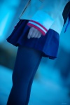 blue_legwear clannad cosplay ema ibuki_fuuko pantyhose pleated_skirt sailor_uniform school_uniform silver_hair skirt turtleneck rating:Safe score:2 user:nil!