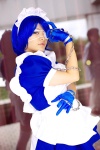apron cosplay eyepatch gloves handcuffs ikkitousen maid maid_uniform riori ryomou_shimei rating:Safe score:0 user:nil!