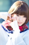 <3 aki_(iv) anegasaki_nene cosplay love_plus sailor_uniform scarf scarf_tie school_uniform sweater rating:Safe score:0 user:pixymisa