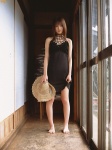 barefoot dress dress_lift hamada_shouko sun_hat rating:Safe score:0 user:nil!