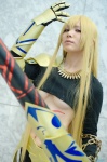 armor cape chains cosplay crossplay fate/series fate/stay_night gilgamesh miniskirt necklace sasa skirt sword tubetop underboob rating:Safe score:2 user:pixymisa