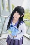 blouse cosplay flowers mizu_komizu pleated_skirt sankarea sanka_rea school_uniform skirt rating:Safe score:0 user:pixymisa