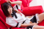 blouse cosplay miniskirt nagumo_tsubasa shameimaru_aya skirt tokin_hat touhou rating:Safe score:0 user:nil!