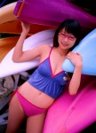 bikini cleavage croptop glasses lovely_glasses side-tie_bikini swimsuit tokito_ami rating:Safe score:1 user:nil!