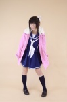 coat cosplay enako enaplus hairbow kneesocks love_plus pleated_skirt sailor_uniform school_uniform skirt takane_manaka rating:Safe score:0 user:nil!