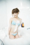 bathroom bathtub bikini kamata_natsumi soap_suds swimsuit wet ys_web_369 rating:Safe score:0 user:nil!