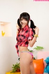 bikini blouse nagai_rina open_clothes swimsuit twintails rating:Safe score:2 user:nil!