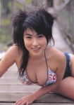 bikini_top cleavage denim minasama_konnichiwa shorts swimsuit takizawa_nonami rating:Safe score:1 user:nil!
