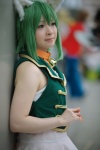 animal_ears cat_ears choker cosplay dress green_hair gumi kanan_kaori vest vocaloid rating:Safe score:0 user:nil!