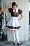 apron cosplay dress hairband maid maid_uniform midori original thighhighs zettai_ryouiki rating:Safe score:1 user:nil!