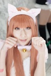 animal_ears bell bowtie cat_ears cosplay dress mei original pink_eyes pink_hair rating:Safe score:0 user:pixymisa