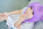 cosplay hair_pods kisa pantyhose purple_hair qipao ranma_1/2 shampoo rating:Safe score:0 user:nil!