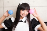 akiyama_mio apron cosplay dress hairband k-on! maid maid_uniform necoco rating:Safe score:0 user:nil!