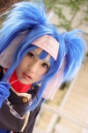 blue_hair buyara cosplay glasses gloves hair_ribbons headband jumper klan_klein macross macross_frontier military_uniform twintails rating:Safe score:0 user:nil!