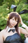 animal_ears bodysuit bowtie bunny_ears collar cosplay hairband lulu_(cosplayer) suzumiya_haruhi suzumiya_haruhi_no_yuuutsu rating:Safe score:0 user:pixymisa