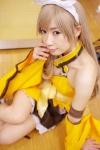 blonde_hair boots choker cosplay detached_sleeves dress hairbow kureha_touka shining_wind suzushiro_yuri rating:Safe score:0 user:nil!