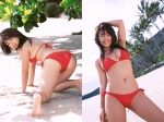 ass barefoot beach bikini cleavage isoyamagic isoyama_sayaka side-tie_bikini swimsuit rating:Safe score:1 user:nil!