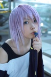 belt_as_garter cosplay kaieda_kae lollipop purple_hair rosario+vampire shirayuki_mizore tank_top rating:Safe score:0 user:nil!