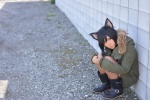 animal_ears black_cat_party boots cat_ears coat collar cosplay non original rating:Safe score:0 user:nil!