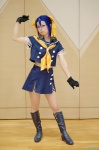 blue_hair boots cosplay gloves hairbows miniskirt pantyhose sailor_uniform school_uniform skirt suu yukariki_ichihime zaregoto_series rating:Safe score:0 user:nil!