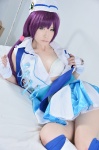 boots bra cleavage cosplay dress garrison_cap haruka love_live!_school_idol_project love_m@ster open_clothes purple_hair thighhighs tojo_nozomi twintails zettai_ryouiki rating:Safe score:0 user:nil!