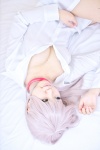 asanagi_rin bell blouse collar cosplay heterochromia k neko_(k) pink_hair rating:Safe score:2 user:pixymisa