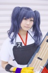 blue_hair breastplate cosplay kantai_collection kimono miniskirt shinonome_hina skirt souryuu_(kantai_collection) twintails rating:Questionable score:0 user:nil!
