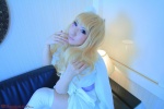 blonde_hair cape cosplay deep_rabbit dress macross macross_frontier macross_frontier:_itsuwari_no_utahime saku sheryl_nome thighhighs zettai_ryouiki rating:Safe score:0 user:nil!