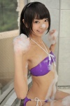 akemi_homura bathroom bathtub bikini cosplay hairband mahoshoujo_necoco☆magika necoco puella_magi_madoka_magica side-tie_bikini soap_suds swimsuit twin_braids wet rating:Safe score:1 user:nil!