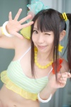 amatsuka_miyu bikini_top cosplay love_live!_school_idol_project side_ponytail swimsuit tankini yazawa_niko rating:Safe score:1 user:nil!
