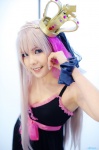 cosplay crown dress megurine_luka pink_hair saishi vocaloid world_is_mine_(vocaloid) rating:Safe score:0 user:nil!