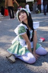 apron cosplay hairband maid maid_uniform matsuri original thighhighs twintails rating:Safe score:1 user:pixymisa