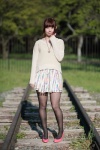 black_legwear dress necklace pantyhose sayo_(ii) sweater rating:Safe score:1 user:pixymisa