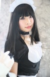 apron choker cosplay elbow_gloves emusuda_riria gloves hairband maid maid_uniform original rating:Safe score:0 user:pixymisa