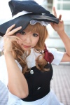 apron blonde_hair blouse cosplay jumper kirisame_marisa touhou witch_hat zero_inch rating:Safe score:0 user:nil!