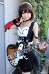 belt cosplay elbow_gloves fishnet_pantyhose gloves guitar hairband hiromichi pantyhose single_thighhigh suzumiya_haruhi suzumiya_haruhi_no_yuuutsu thighhighs rating:Safe score:0 user:nil!
