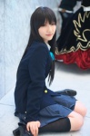 akiyama_mio blazer blouse cosplay kneesocks k-on! kuuya pleated_skirt school_uniform skirt rating:Safe score:1 user:nil!