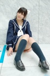 cosplay hairbow kneesocks love_plus minatsuki_naru pleated_skirt sailor_uniform school_uniform skirt takane_manaka rating:Safe score:0 user:nil!