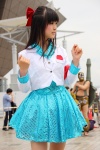 arisawa_rika armband blazer cosplay dress hairbow hello_project mano_erina_(cosplay) pantyhose petticoat rating:Safe score:0 user:pixymisa