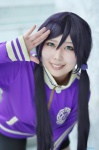 cosplay hiro love_live!_school_idol_project purple_hair shorts toujou_nozomi track_jacket twintails rating:Safe score:0 user:nil!