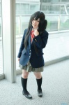 blazer blouse cosplay kneesocks k-on! nakano_azusa pleated_skirt ruki school_uniform skirt twintails rating:Safe score:0 user:nil!