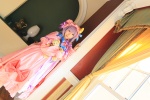 amatsuka_miyu cosplay dress hat patchouli_knowledge purple_hair robe stuffed_animal teddy_bear touhou rating:Safe score:0 user:nil!