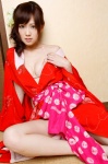 bikini_top cleavage kawai_kyouko kimono open_clothes swimsuit rating:Safe score:2 user:nil!