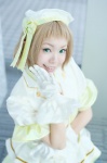 beret blonde_hair blouse cosplay gloves kira_tsubasa love_live!_school_idol_project miniskirt sekka skirt rating:Safe score:0 user:nil!