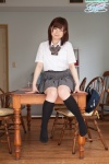 blouse kneesocks mana_(ii) pleated_skirt school_uniform skirt rating:Safe score:1 user:nil!